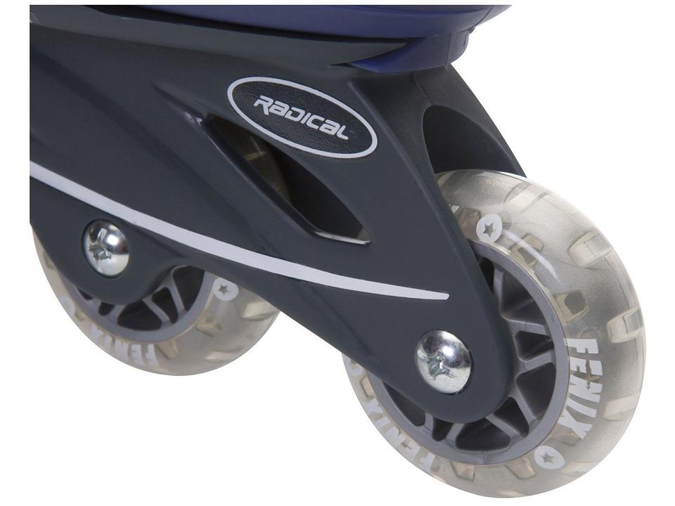 Patins in Line Infantil Fênix AD-01 Azul - 7