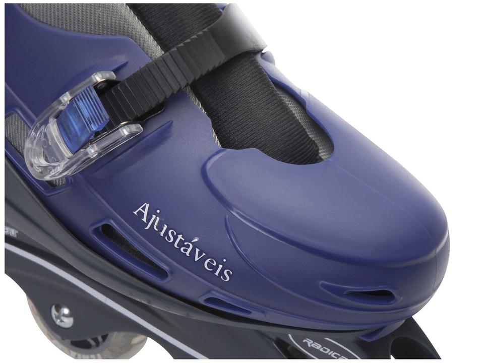 Patins in Line Infantil Fênix AD-01 Azul - 8