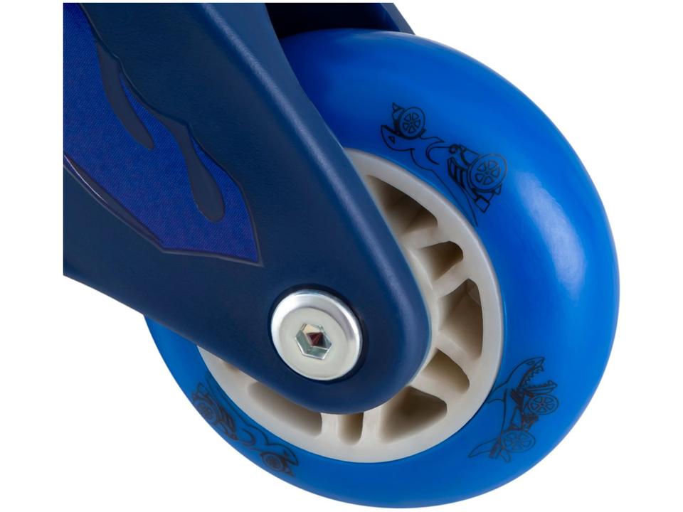 Patins In Line Infantil Fun Hot Wheels - Azul e Preto com Acessórios - 7