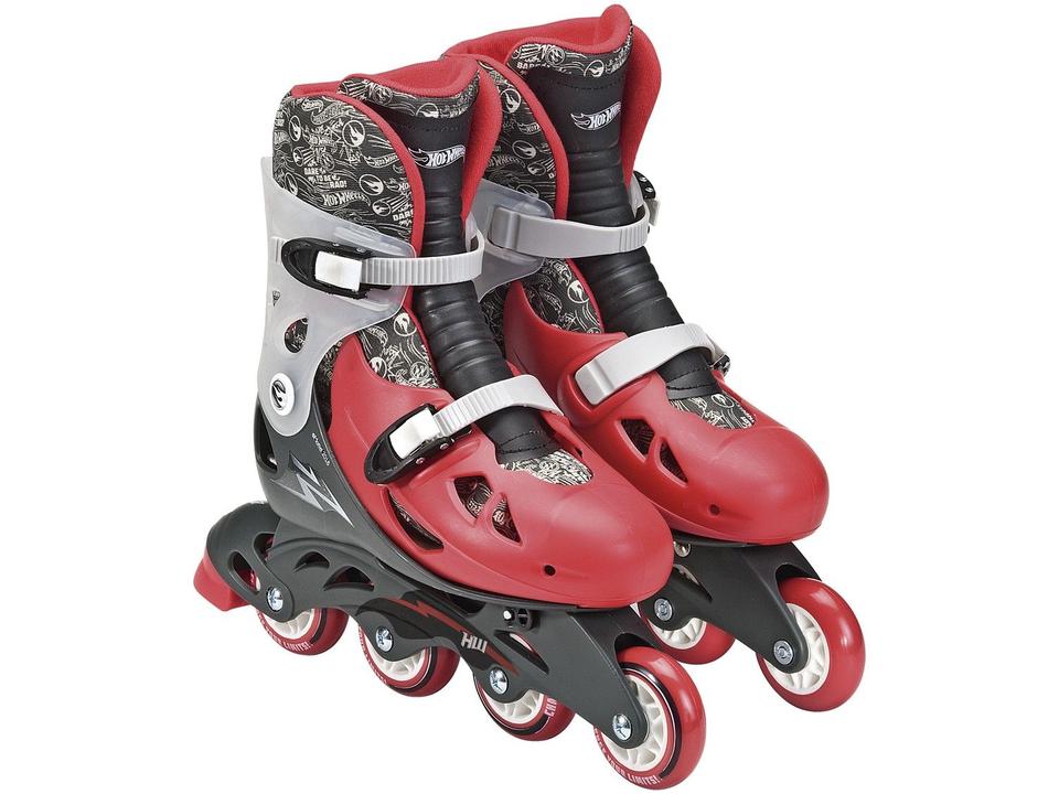 Patins In Line Infantil Fun Hot Wheels - 1