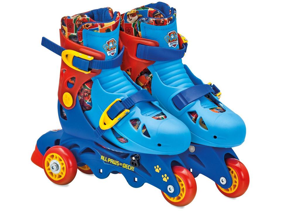 Patins In Line Infantil Fun Patrulha Canina com Acessórios - 3