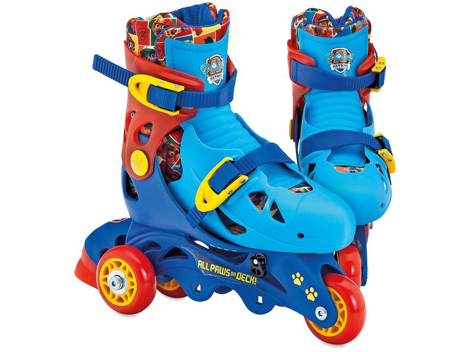 Patins In Line Infantil Fun Patrulha Canina com Acessórios - 5