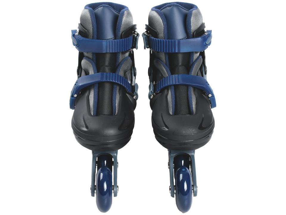 Patins in Line Lulie Sport ML008 Preto e Azul Escuro - 2