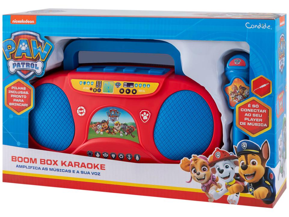 Patrulha Canina Boombox Karaokê Portátil - 7