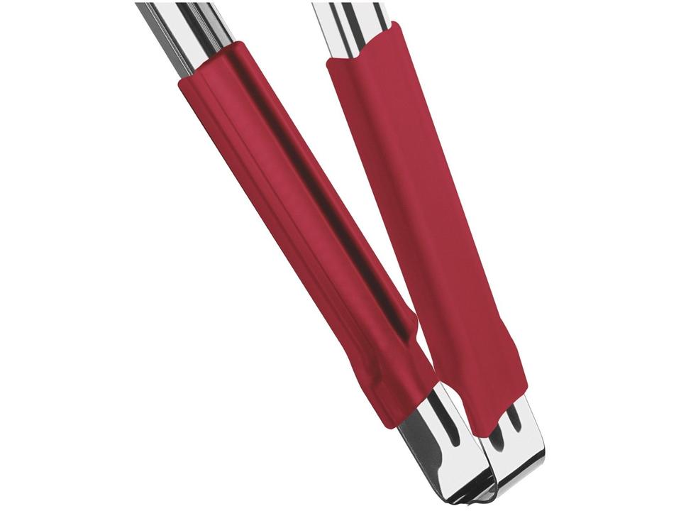 Pegador Multiuso Tramontina Inox Utilitá  Vermelho - 2