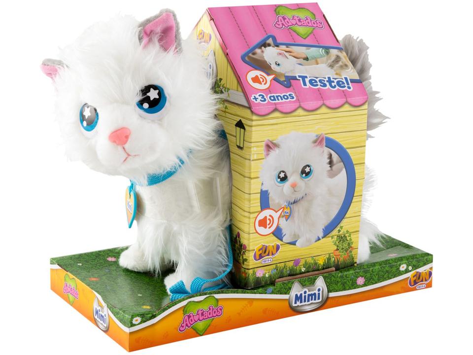 Pelúcia Adotados Fur Balls Pets 23cm Emite Som - 4