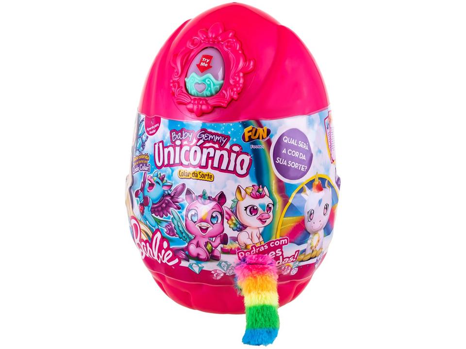Pelúcia Barbie Ovo Baby Unicórnio Fun - 9