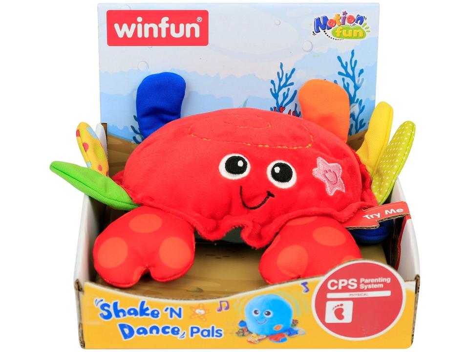 Pelúcia Caranguejo 8cm Emite Som Winfun - 2