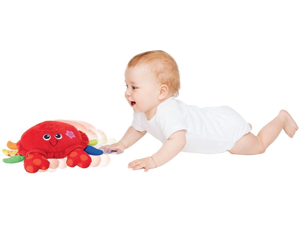 Pelúcia Caranguejo 8cm Emite Som Winfun - 1