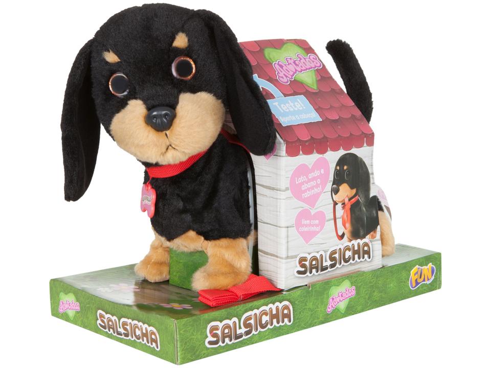 Pelúcia Fun Adotados Fur Balls Pets Salsicha - 6