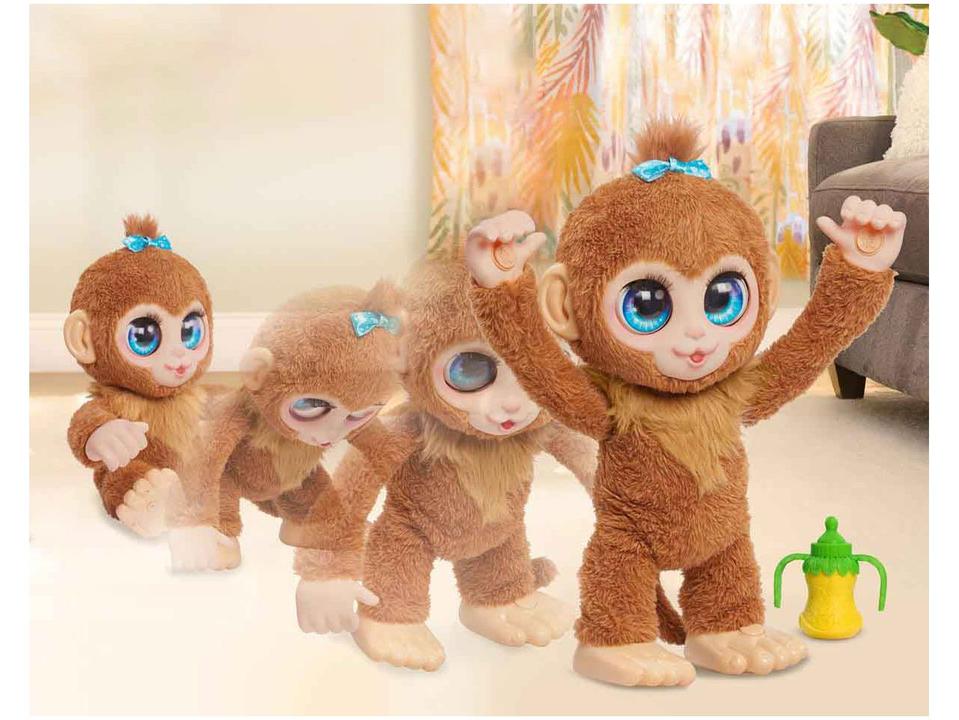 Pelúcia Fur Real Amendoim O Macaco Brincalhão - 3