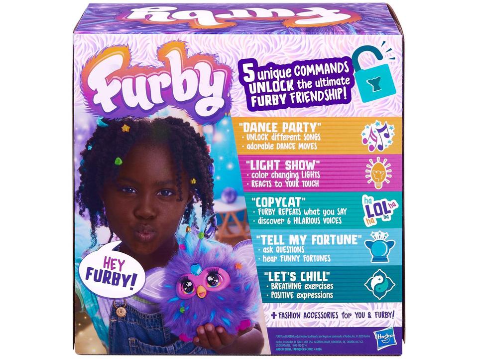 Pelúcia Furby Emite Som Emite Luz Hasbro - 5