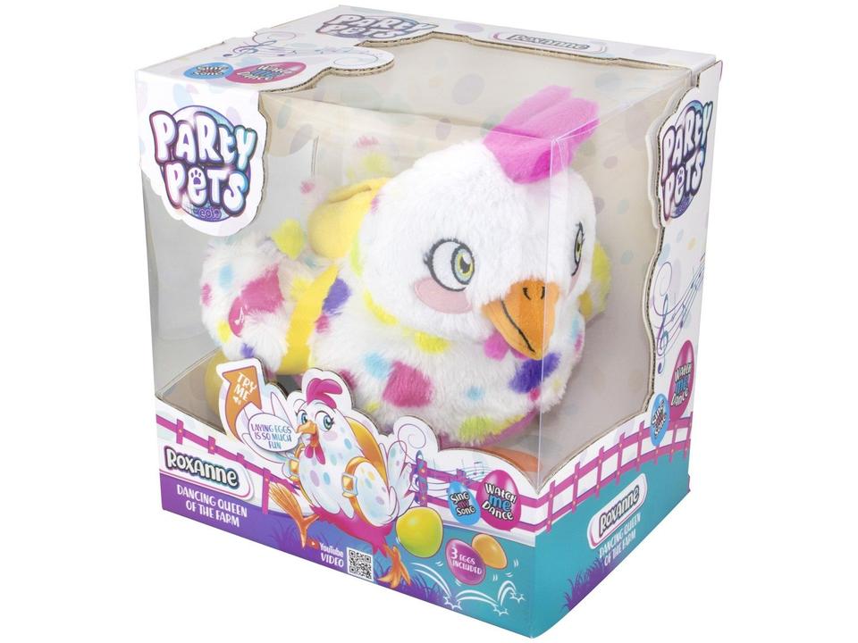 Pelúcia Galinha Roxanne Adotados 23cm Musical Fun - 4