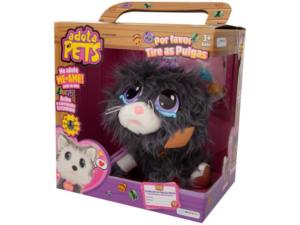 Pelúcia Gato Adota Pets Bartô Multikids - 10