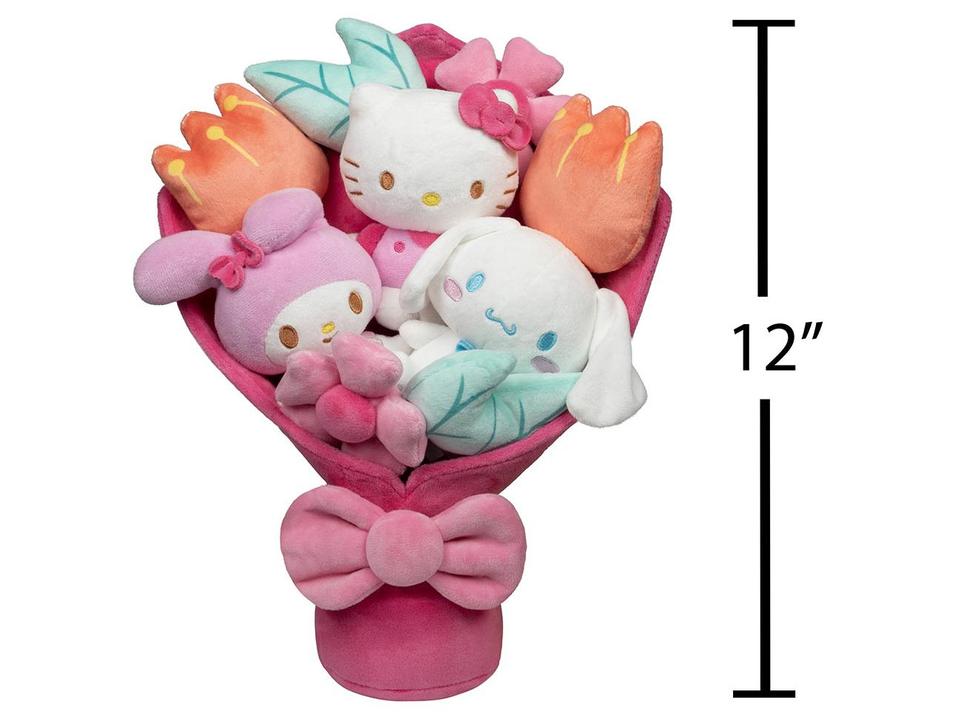 Pelúcia Hello Kitty e Amigos Buquê de Pelúcias - 12