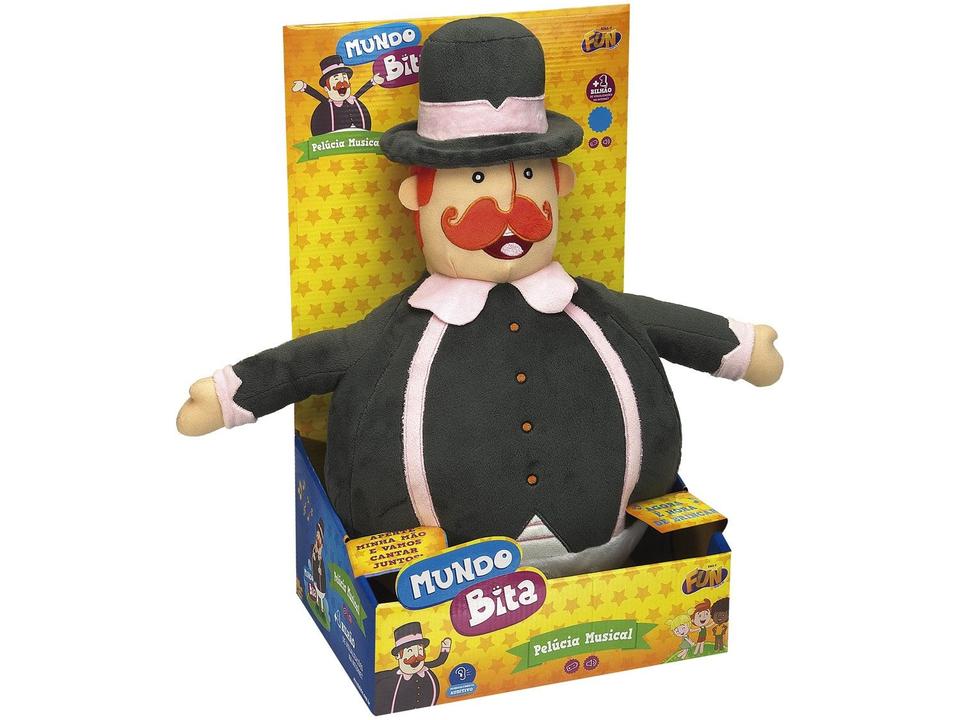 Pelúcia Mundo de Bita 50cm Emite Som Fun - 1
