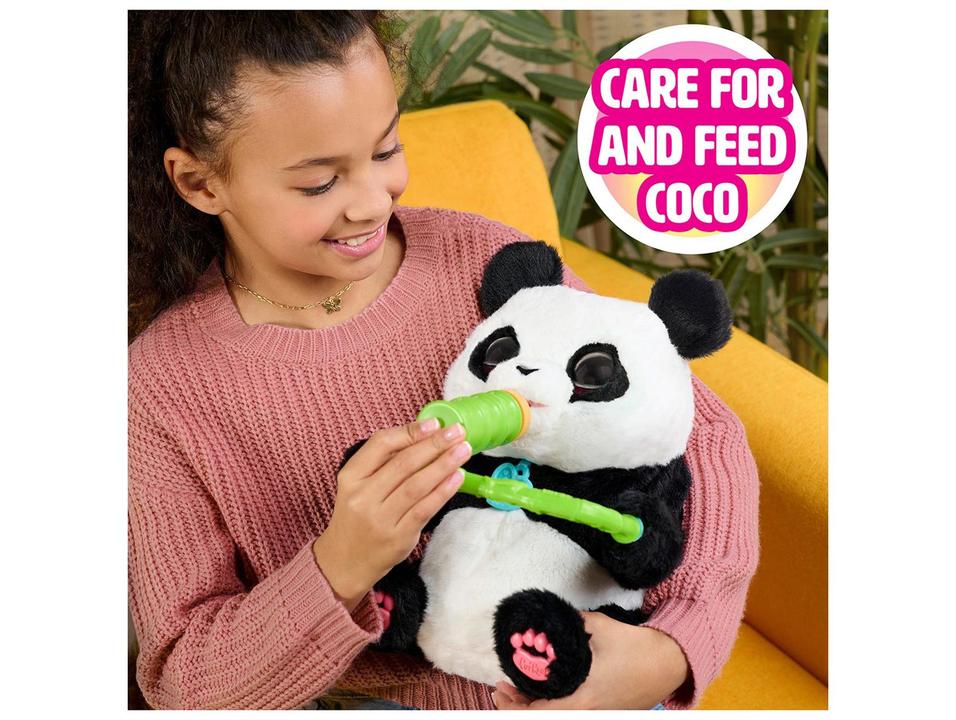 Pelucia Panda Coco Fur Real Emite Sons - 4