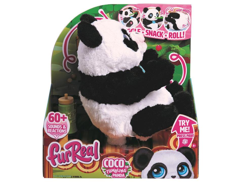 Pelucia Panda Coco Fur Real Emite Sons - 7