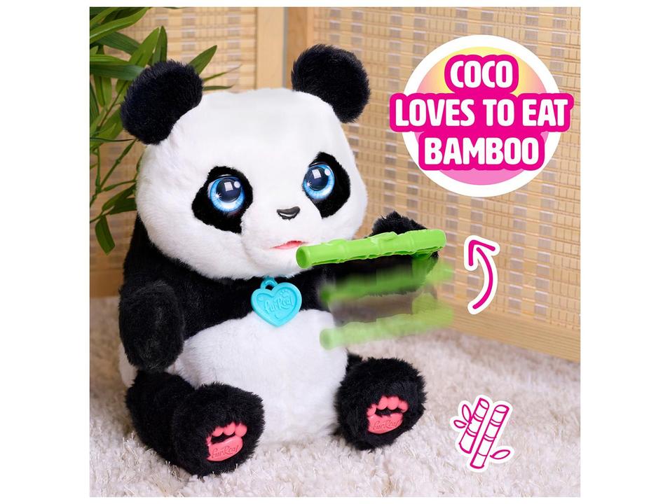 Pelucia Panda Coco Fur Real Emite Sons - 2