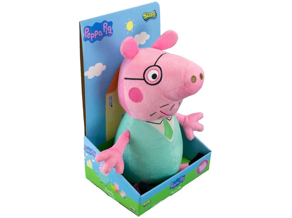 Pelúcia Papai Pig Sunny Brinquedos - 4