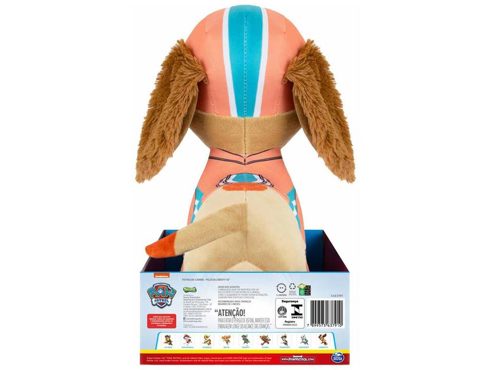Pelúcia Patrulha Canina Liberty Sunny Brinquedos - 6
