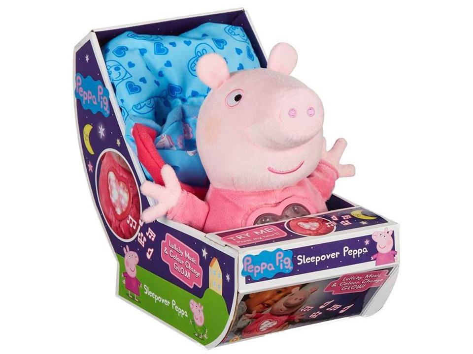 Pelúcia Peppa Pig Emite Som e Luz - Sunny Brinquedos