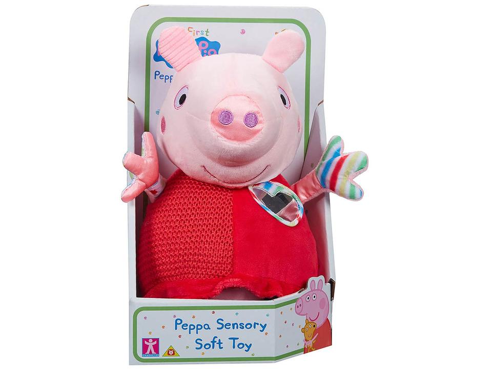 Pelúcia Peppa Pig Minha Primeira Pelúcia Sensorial - 3