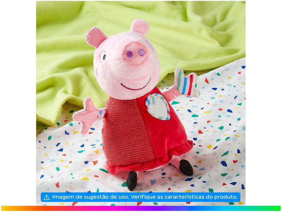 Pelúcia Peppa Pig Minha Primeira Pelúcia Sensorial - 1