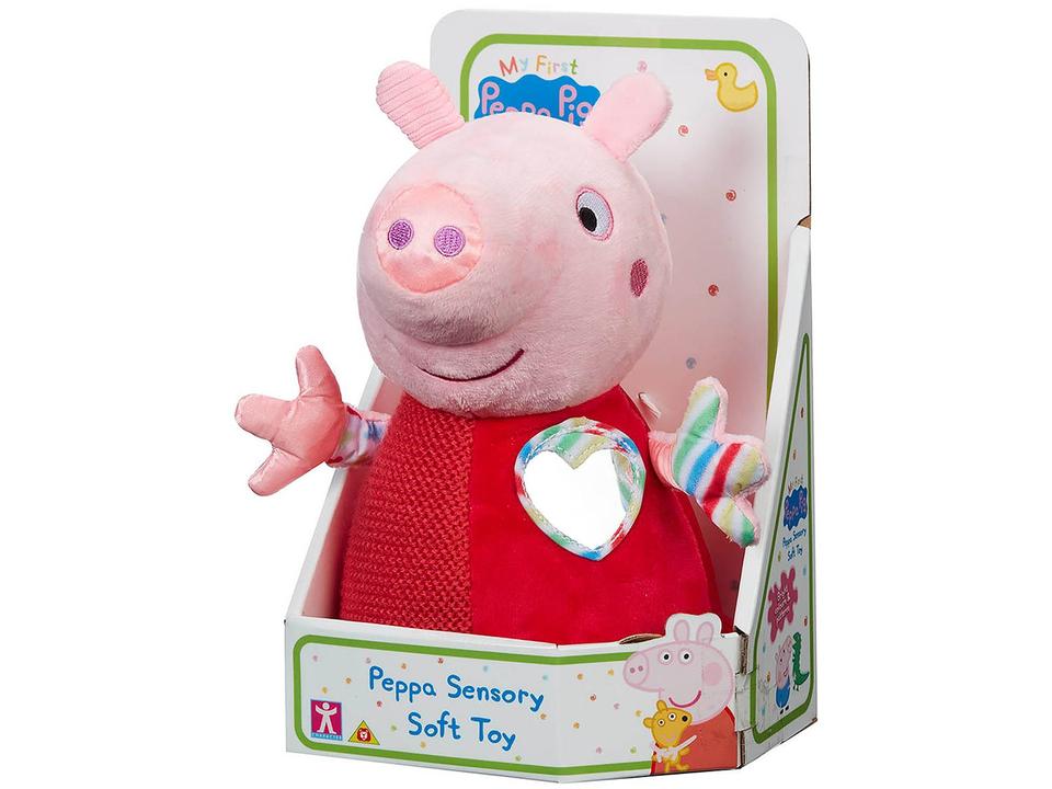 Pelúcia Peppa Pig Minha Primeira Pelúcia Sensorial - 2