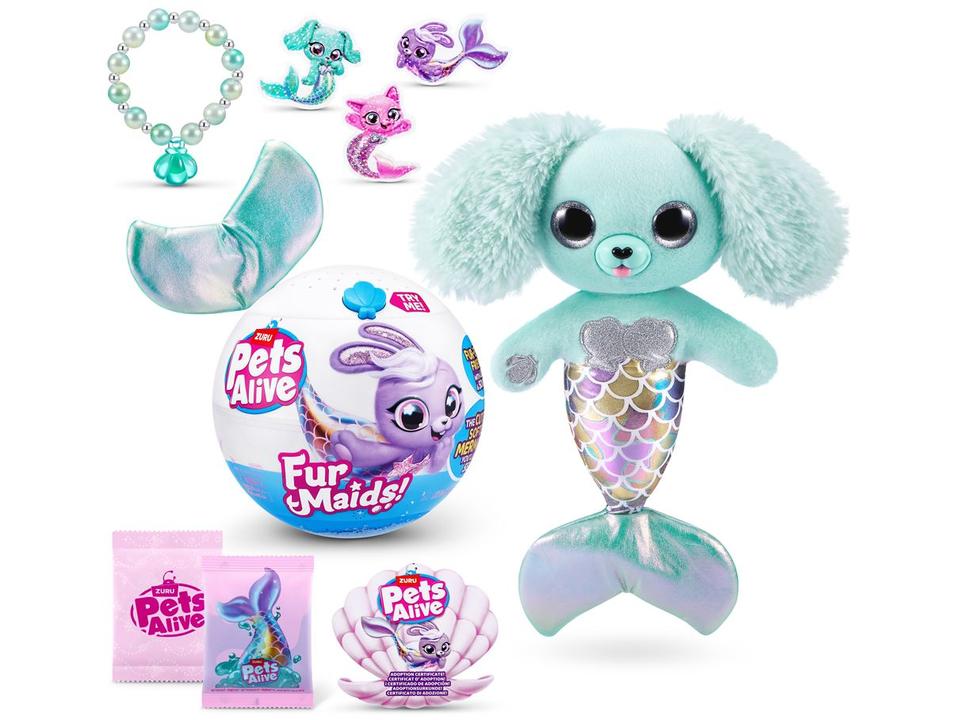Pelúcia Pets Alive Furmaids Emite Sons e Luzes - 22