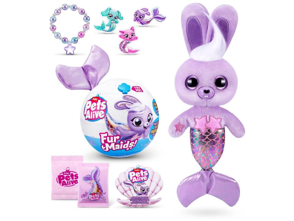 Pelúcia Pets Alive Furmaids Emite Sons e Luzes - 5
