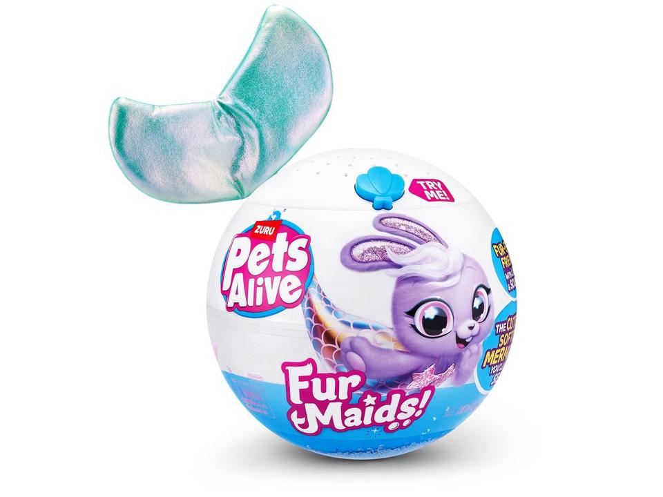 Pelúcia Pets Alive Furmaids Emite Sons e Luzes - 10