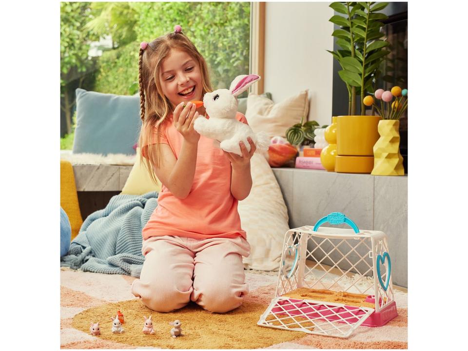 Pelúcia Pets Alive Mamãe Coelha Mama Bunny & Baby - 1