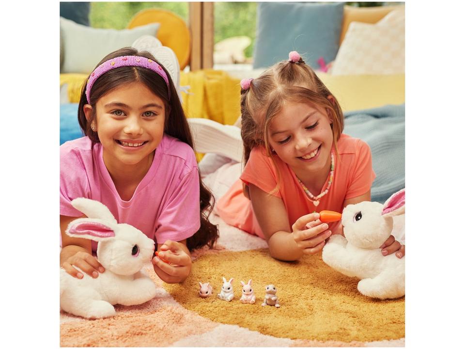 Pelúcia Pets Alive Mamãe Coelha Mama Bunny & Baby - 3