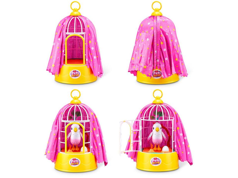 Pelúcia Pets Alive Polly Magic Bird Emite Som - 5