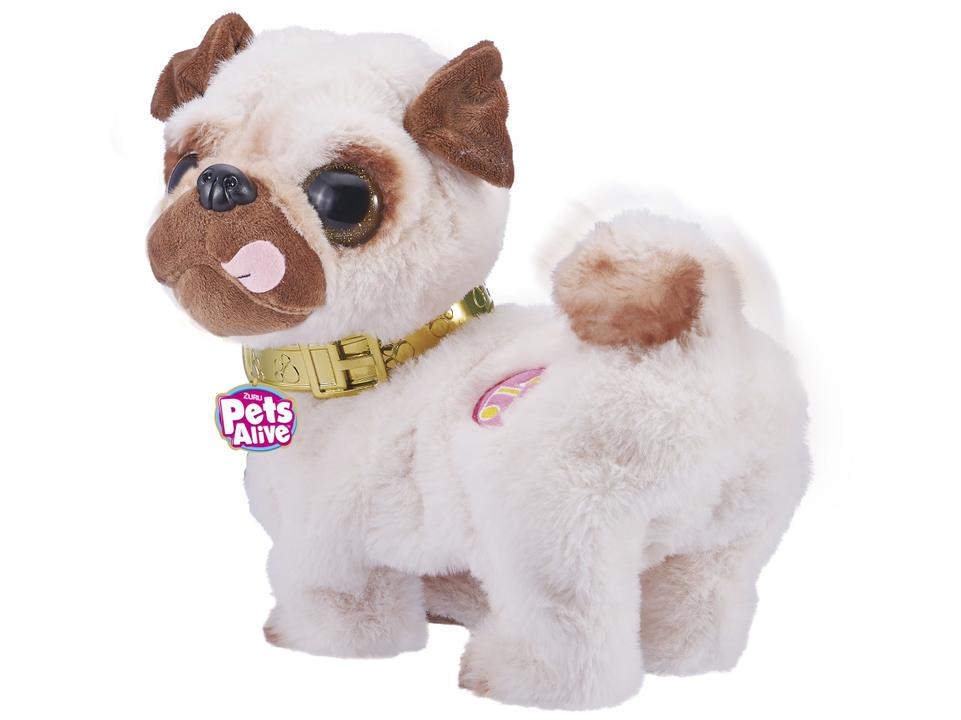 Pelúcia Pets Alive Pug Shakin Booty Emite Som - 1