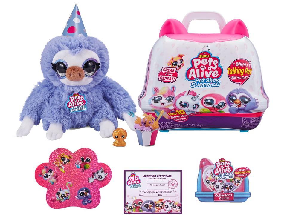 Pelúcia Petshop Surpresa Emite Som Candide - 18