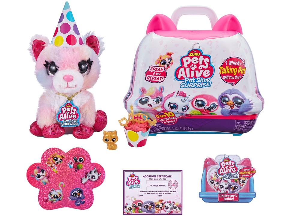 Pelúcia Petshop Surpresa Emite Som Candide - 15