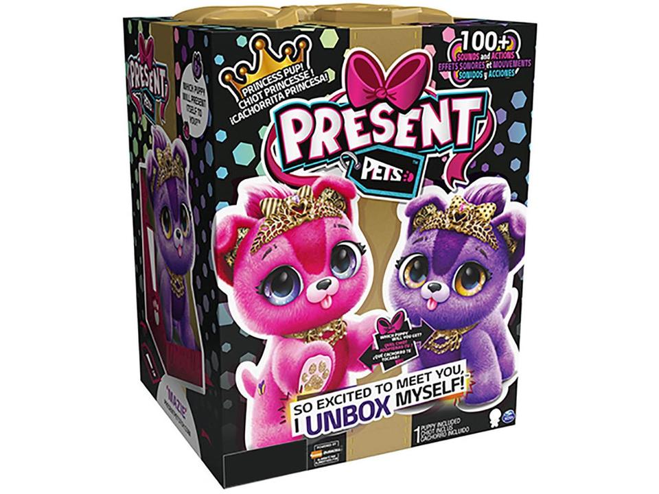 Pelúcia Present Pets Princesa Emite Som - 4