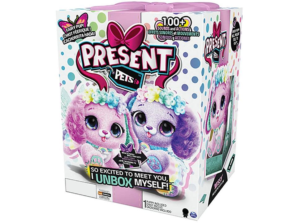 Pelúcia Present Pets Rainbow Fairy Emite Som - 4