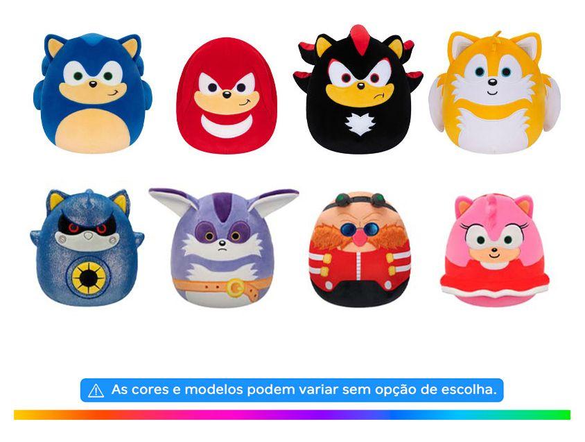 Pelúcia Sonic Squishmallows Sunny Brinquedos - 1