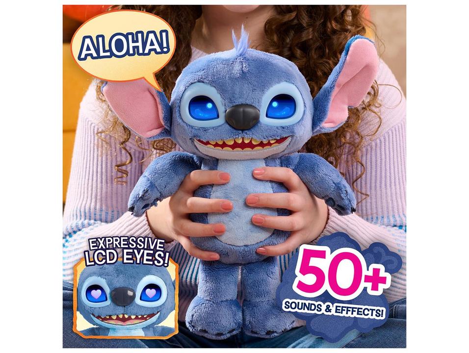 Pelucia Stitch Emite Som Sunny Brinquedos - 2