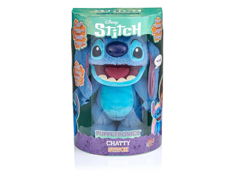 Pelúcia Stitch Wow Emite sons Sunny Brinquedos - 6