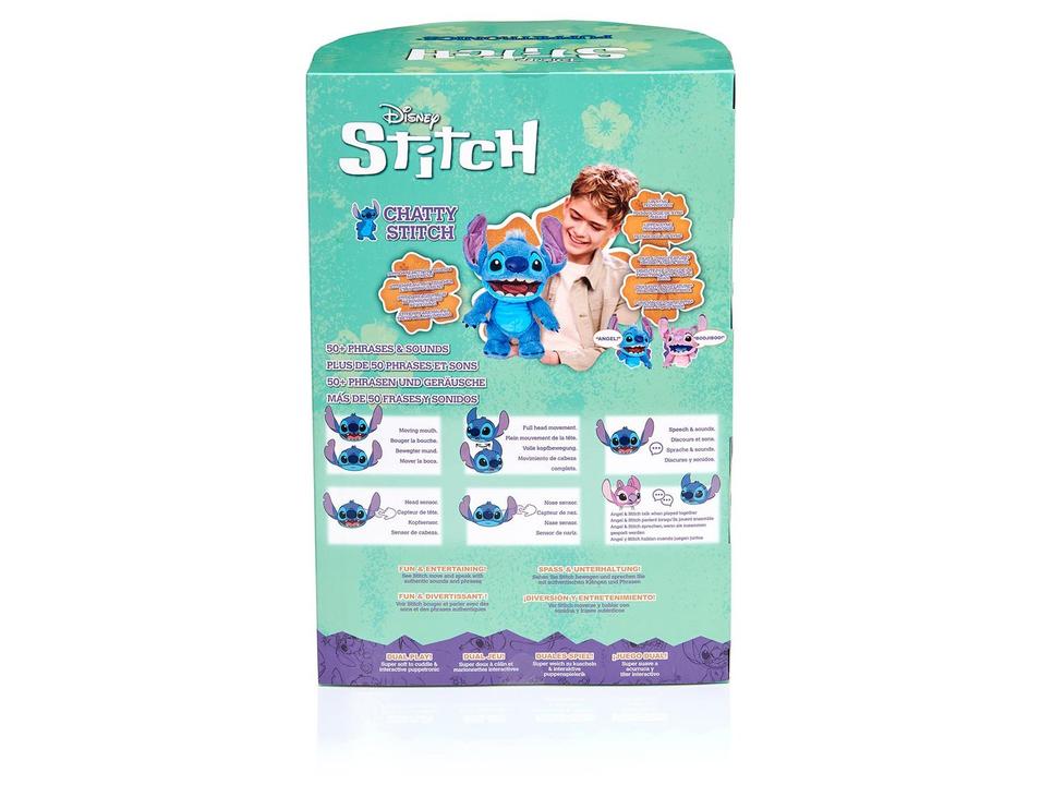 Pelúcia Stitch Wow Emite sons Sunny Brinquedos - 7