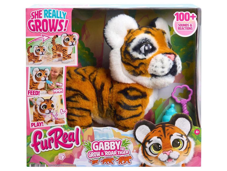 Pelúcia Sunny Brinquedos Fur Real Tigre - 6