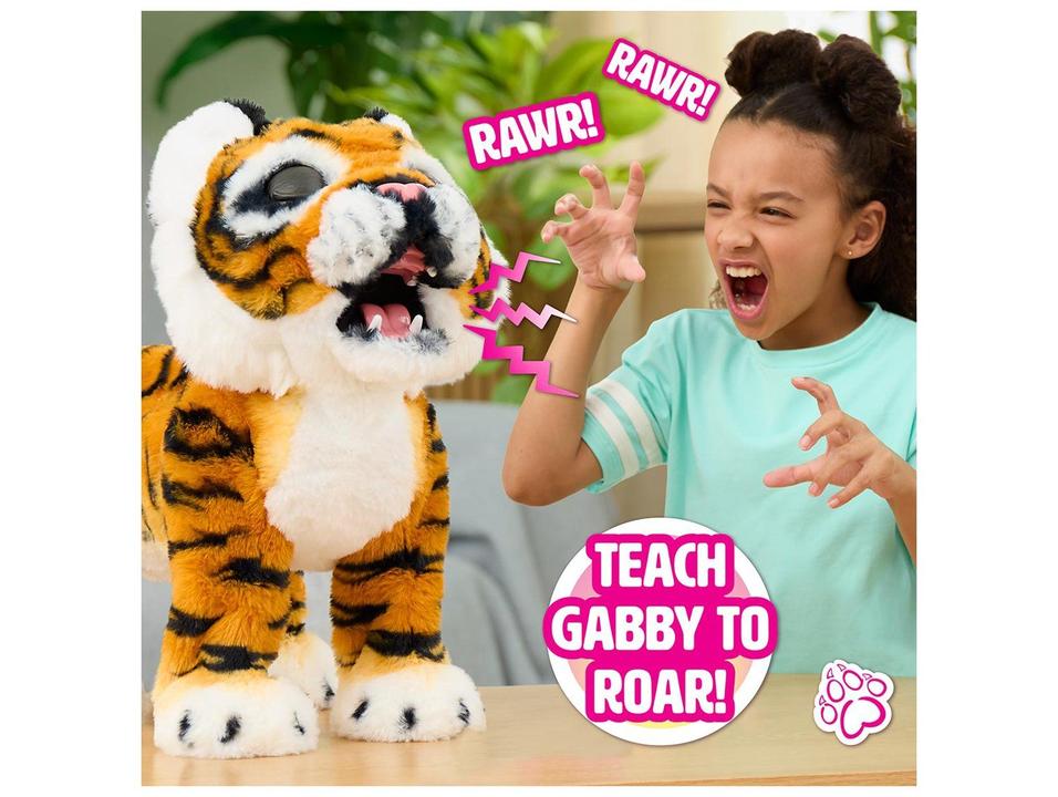Pelúcia Sunny Brinquedos Fur Real Tigre - 1