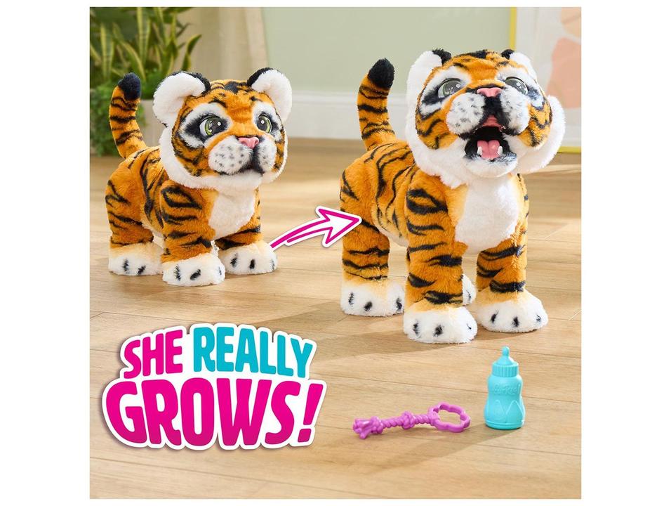 Pelúcia Sunny Brinquedos Fur Real Tigre - 4