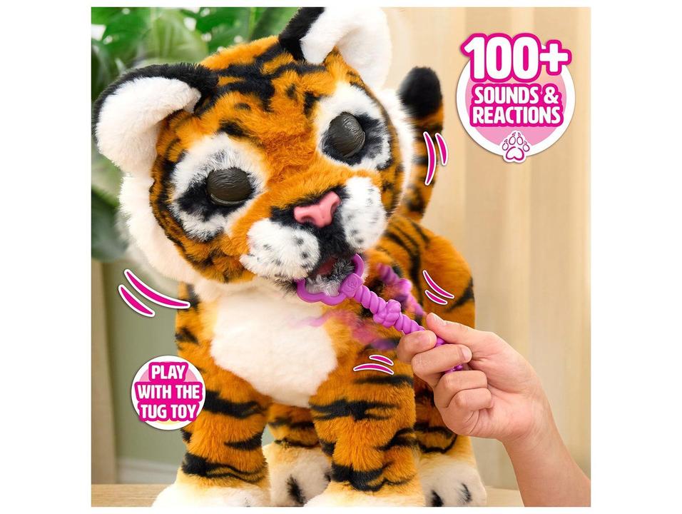 Pelúcia Sunny Brinquedos Fur Real Tigre - 2