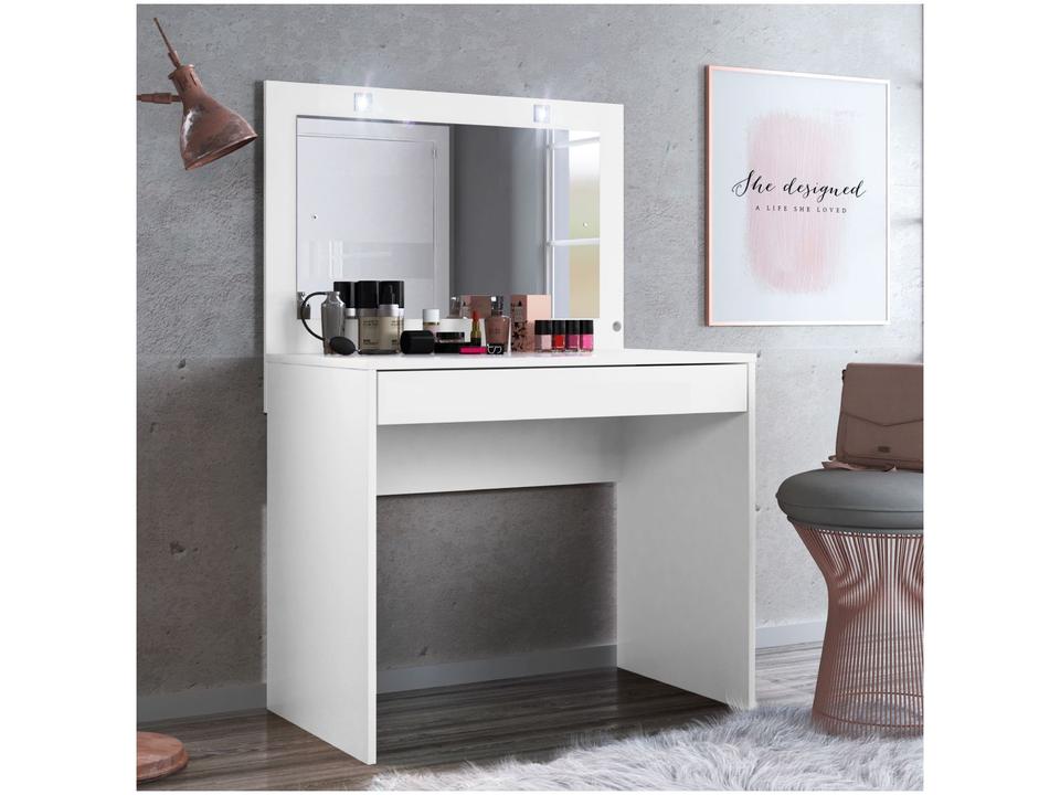 Penteadeira Camarim com Espelho 1 Gaveta - 1