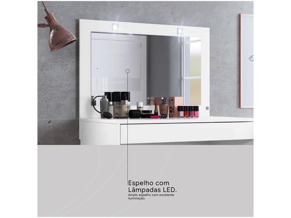 Penteadeira Camarim com Espelho 1 Gaveta - 3